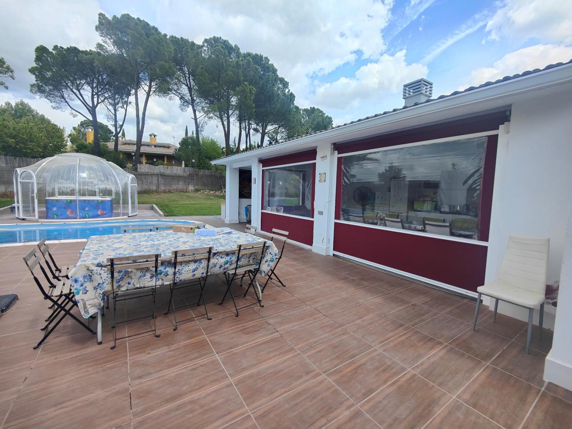 אלחטה Chalet Con Piscina Y Jacuzzi En Madrid Alquila Habitaciones מראה חיצוני תמונה